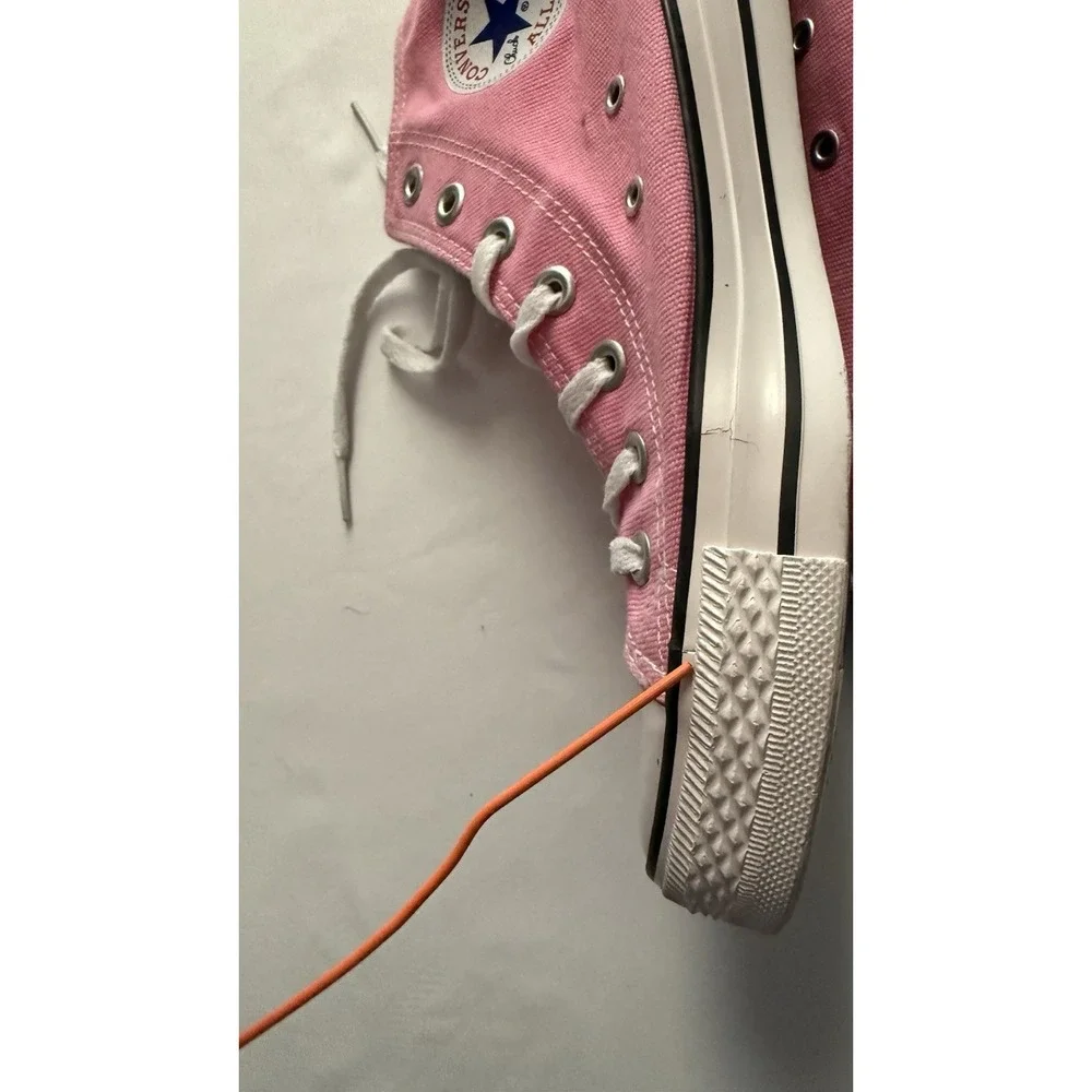 Converse Chuck Taylor All Star Pink/White Canvas High Top Lace Up US 5 EU 38